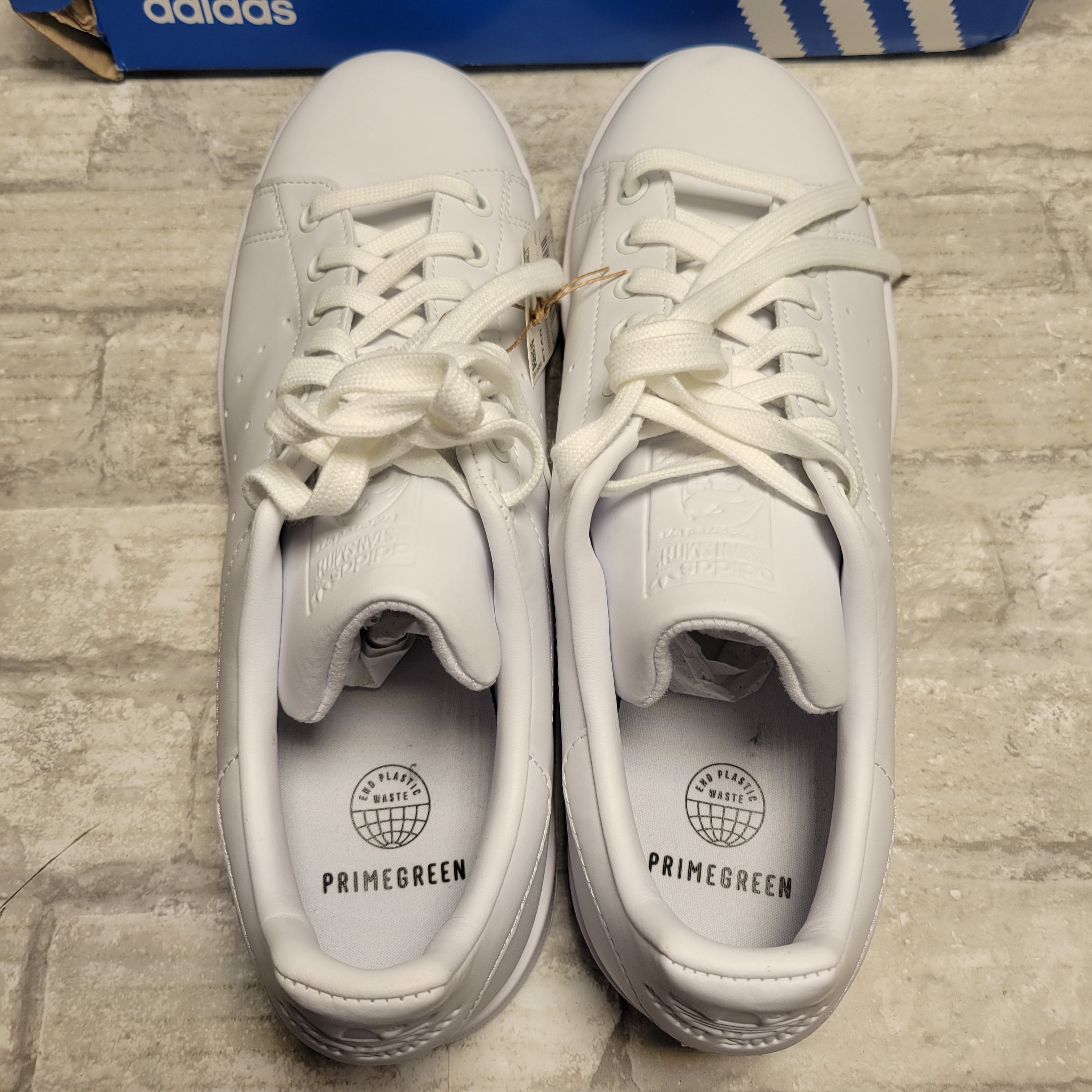 adidas Originals Men's Stan Smith (End Plastic Waste) Sneaker, White 10 (8100341874926)